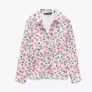 Floral Button-Up Shirt